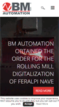 Mobile Screenshot of bmautomation.it